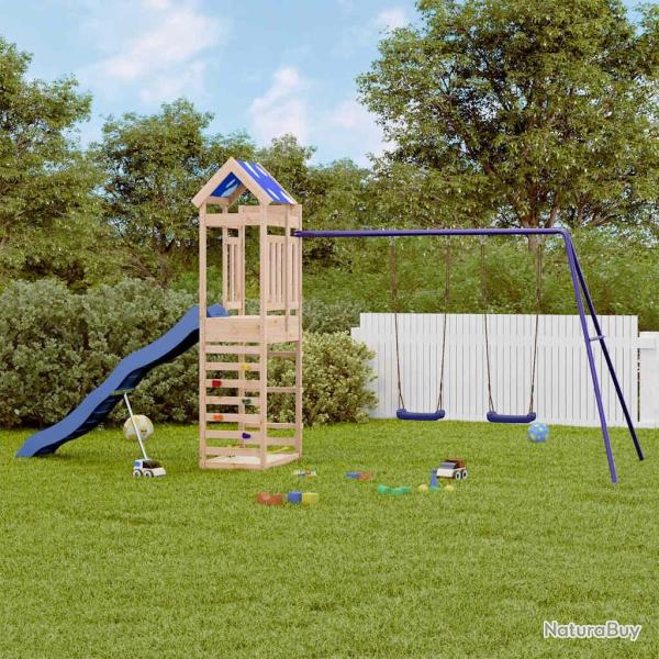 Aire de jeux d'ext�rieur bois de pin massif alsavelo