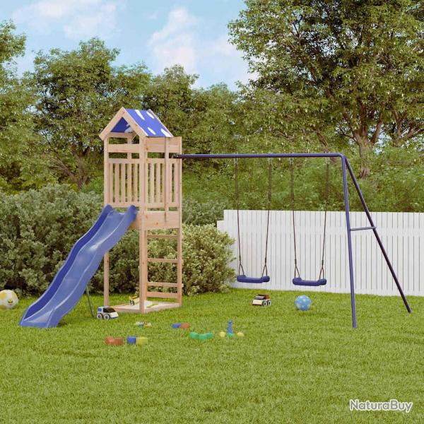 Aire de jeux d'ext�rieur bois de pin massif alsavelo