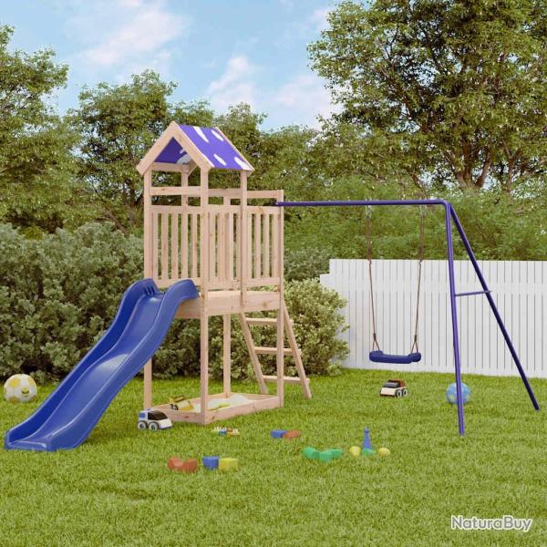 Aire de jeux d'ext�rieur bois de pin massif alsavelo