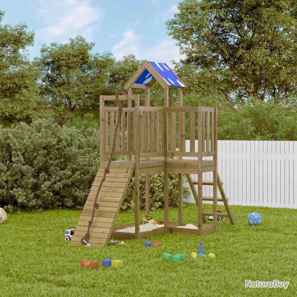 Aire de jeux d'ext�rieur bois de pin impr�gn�