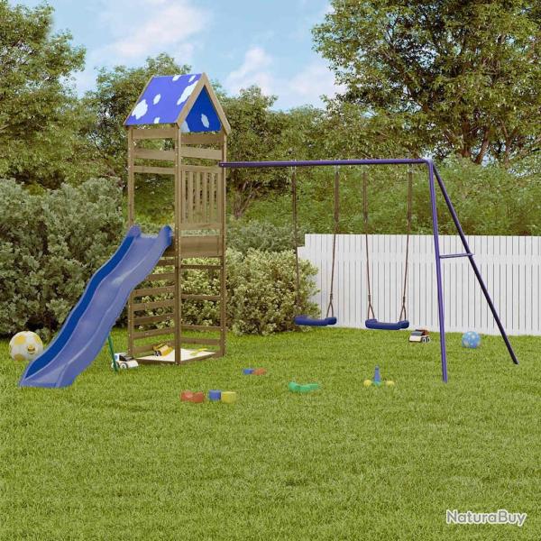 Aire de jeux d'ext�rieur bois de pin impr�gn�