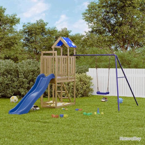 Aire de jeux d'ext�rieur bois de pin impr�gn�