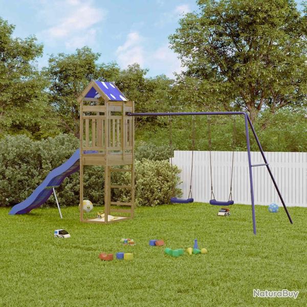 Aire de jeux d'ext�rieur bois de pin impr�gn�