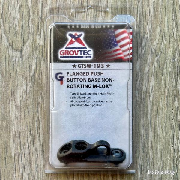 GrovTec - Attache rapide QD et attache crochet sur les rails M-LOK - R�f. : GTSW-193