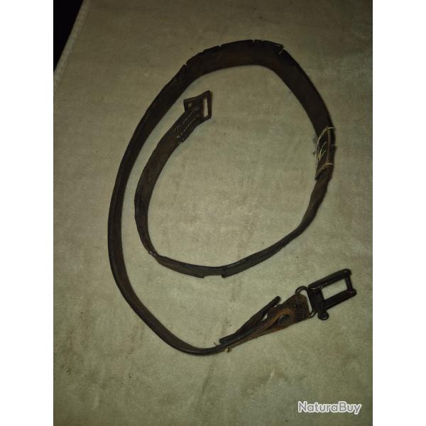 Bretelles en cuir pour le fusil G98