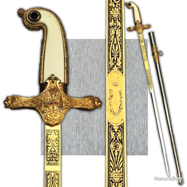 SUPERBE & LUXUEUSE �P�E DE G�N�RAL ESPAGNOL TOLEDO DORURE XX ORIGINAL