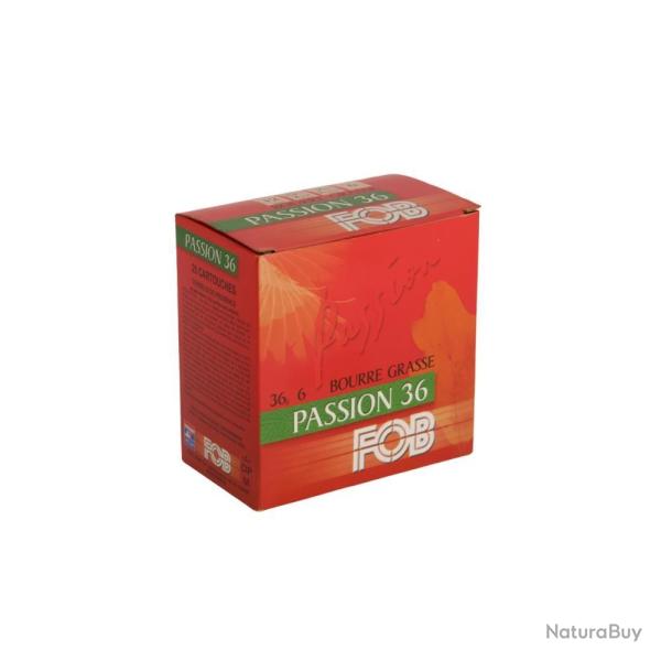 Cartouches FOB PASSION 36 calibre 12/70 36g BG n�10 x25