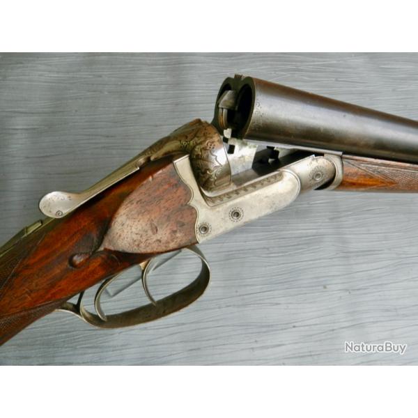 Fusil hammerless calibre 12 � superbe �tat, fabrication G. Quitaud (Saint-�tienne, ~1931)