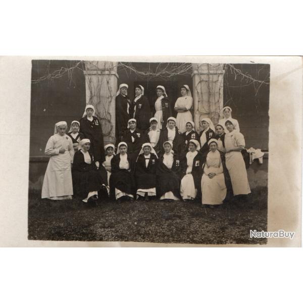 CPA - PHOTO Militaire Groupe d'infirmi�res - N�4185
