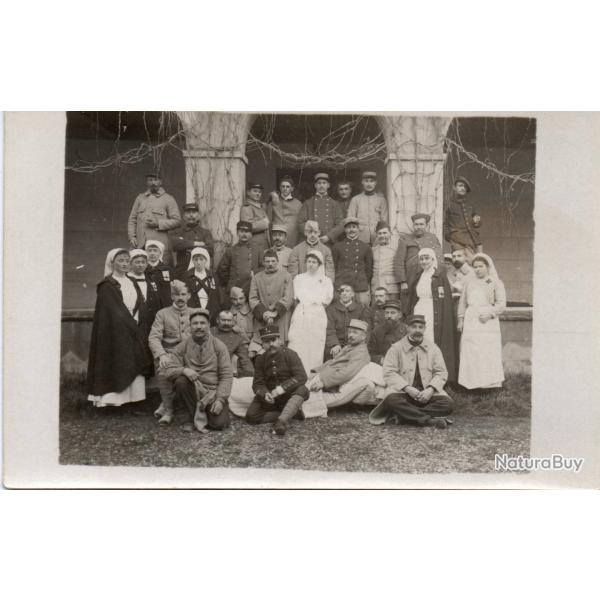 CPA - PHOTO Groupe Militaire  d'infirmi�res - N�4187