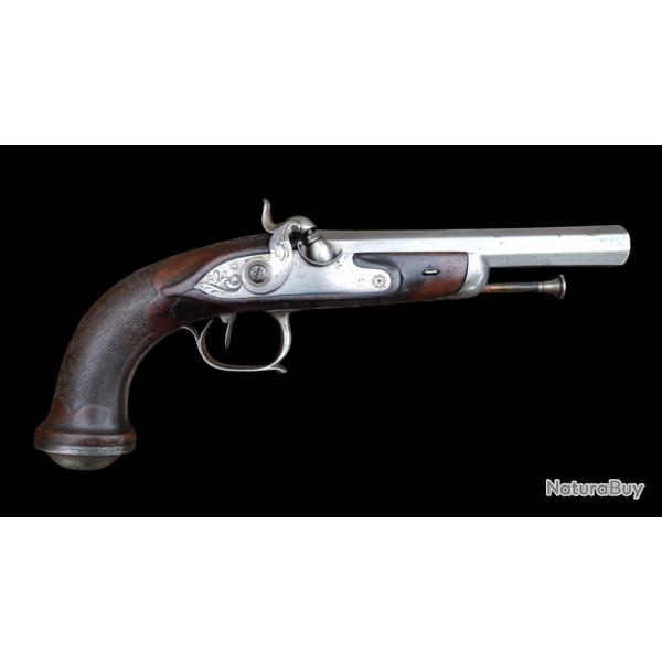 Pistolet percussion officier 1840 XIXeme si�cle
