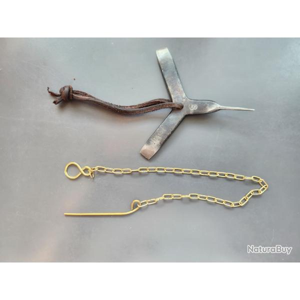 Lot �pinglette et tournevis fusil silex fran�ais