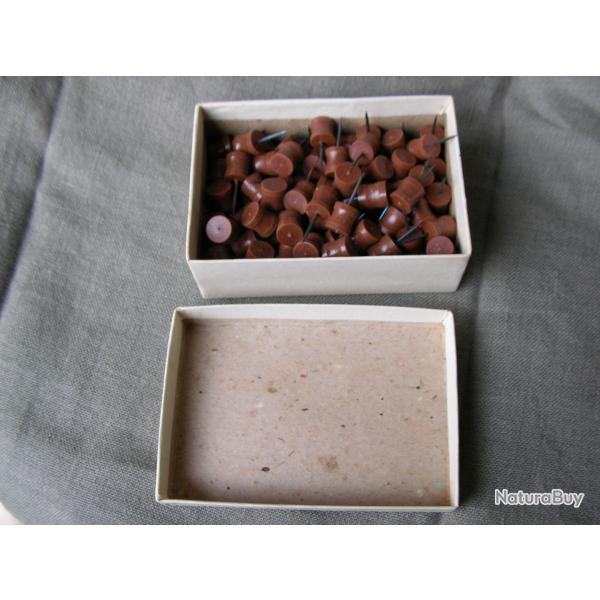 WW2 US BO�TE DE PUNAISES MILITAIRES AM�RICAINES 3/4 PLEINE