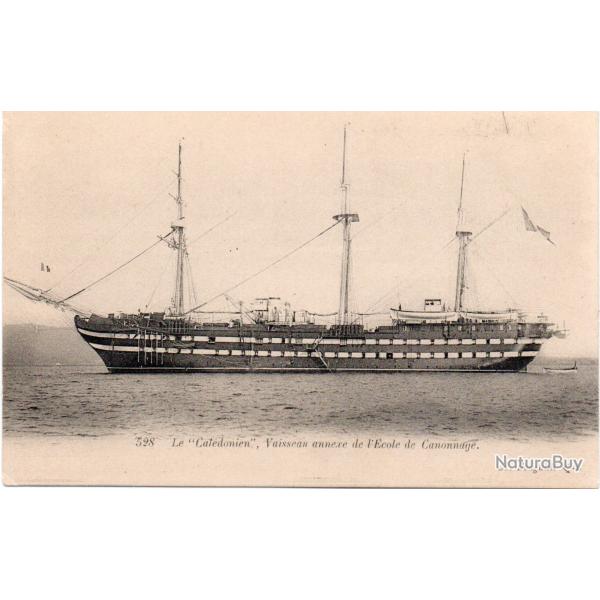 CPA - Marine de Guerre - Le " Cal�donien " Vaisseau Annexe de l'Ecole de Canonnage N�4195