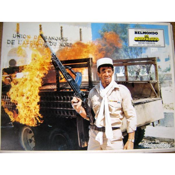 Photo originale cin�ma les morfalous Belmondo et un fm bren