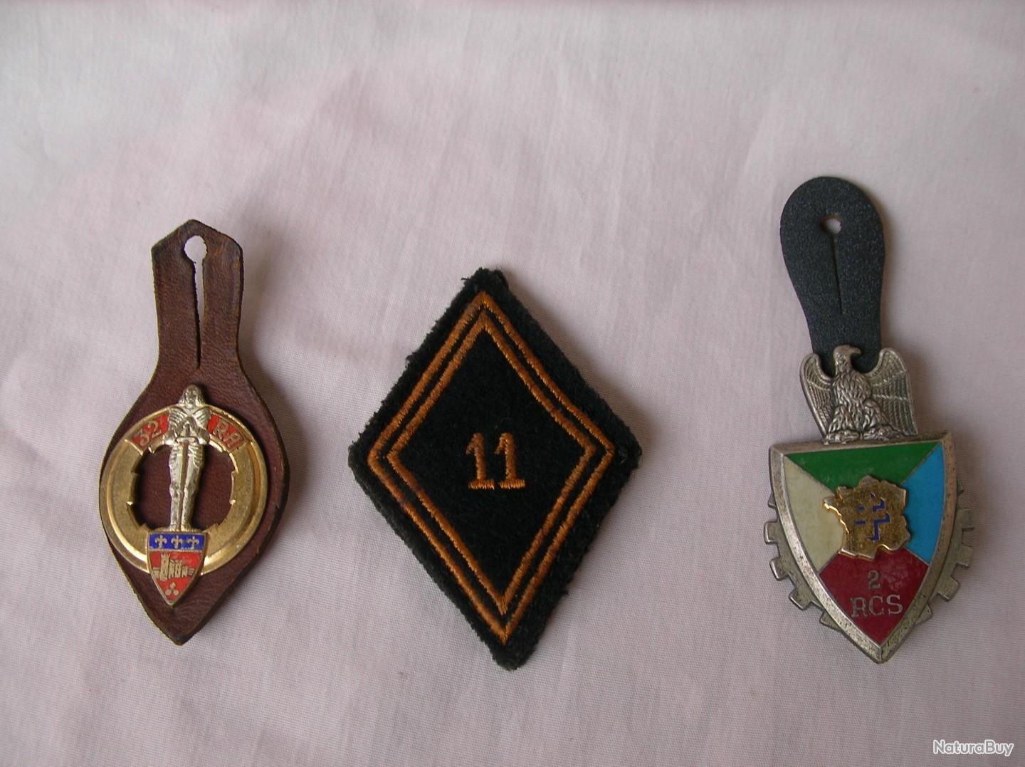 LOT DE 3 Ancien INSIGNES SAHARIENS Colonial,para,légion,médaille