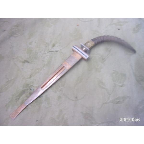 couteau corne de gazelle Afrique