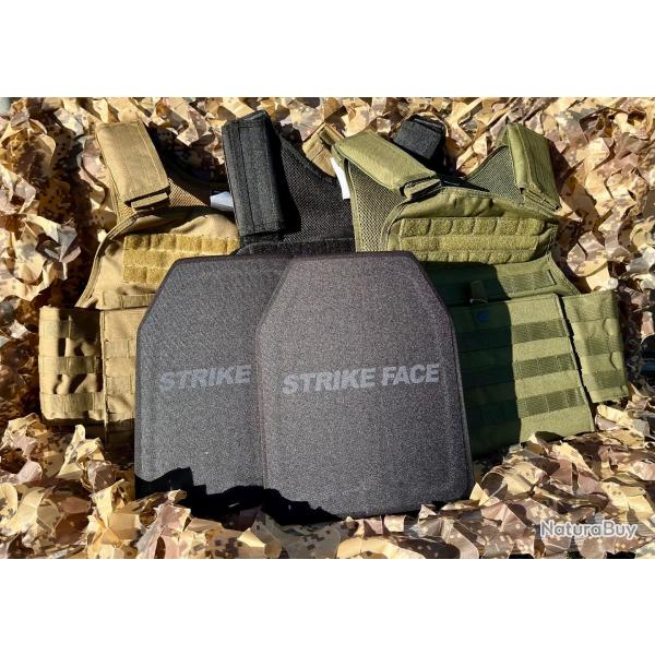 Paire de plaques NIJ3A + porte plaque