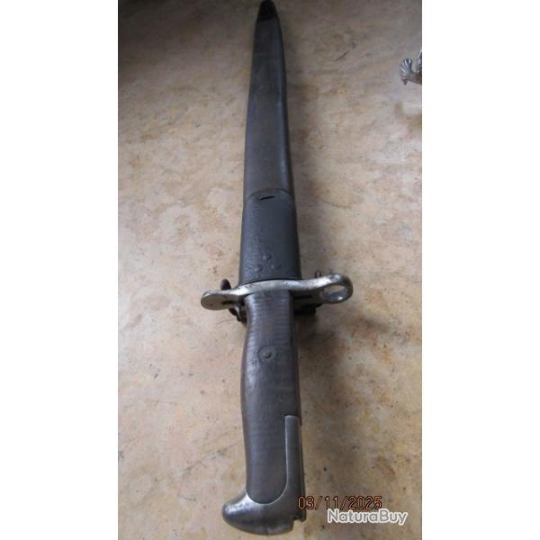 baionnette US WW1 WW2 springfield 1903 Garand Goumier 1910 flaming bomb RIA