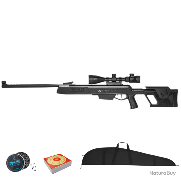 BF - 25 ! Pack Carabine Norica Dead Eye 19,9 Joules - Cal. 4,5mm - Noir