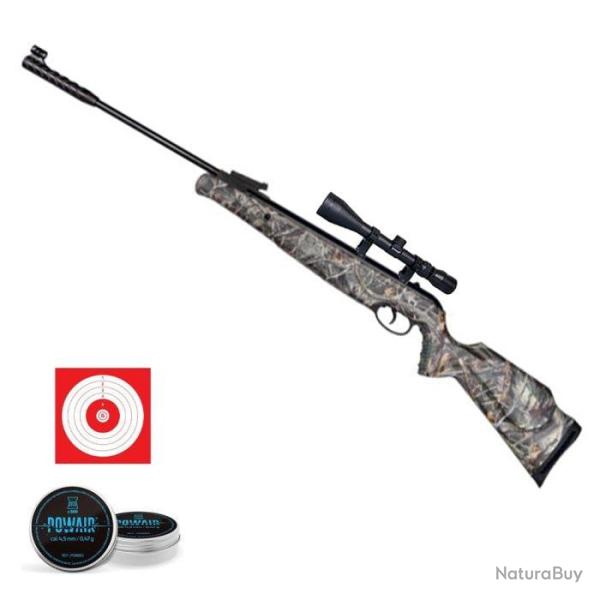 BF - 25  ! Pack Carabine Norica Spider GRS - 19,9 Joules - Cal. 4,5mm - Camo