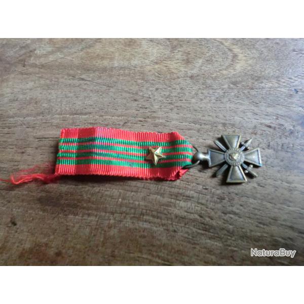 m�daille r�duction croix de guerre 1 �toile