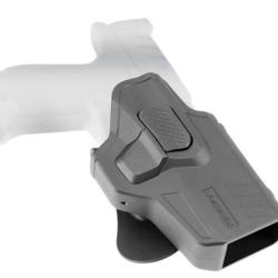HOLSTER PADDLE POLYMERE 360&deg; POUR WALTHER PDP RETENTION BOUTON "UMAREX"