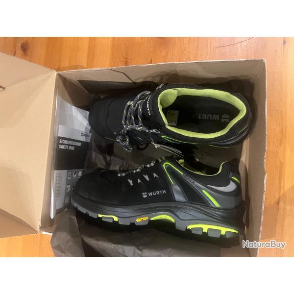 chaussure de travail scurit wurth basse S3 flex running neuf taille 43