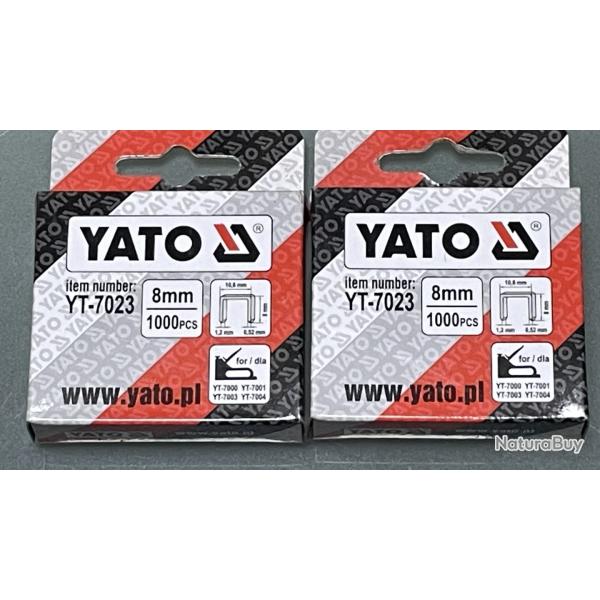 2000 agrafes de tapissier 10 mm