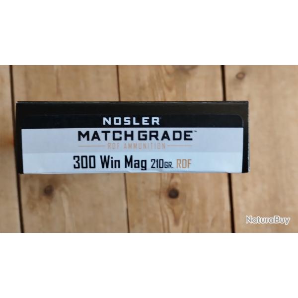.300 win mag Nosler 210gr target  match rdf - bte 20