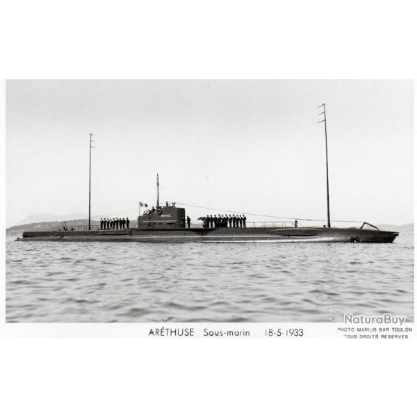 CPA -PHOTO-  Marine Guerre - SOUS MARIN  " AREHUSE "  18-5-1933 N� 4206