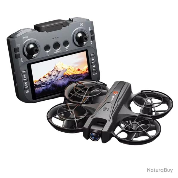 Mini Drone HD Professionnel Double Cam�ra 4K - Vol Stationnaire, T�l�commande �cran, WiFi, 2.4GHz