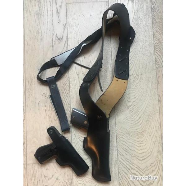 Holster d'�paule pour PA et r�volvers gros et petit calibre