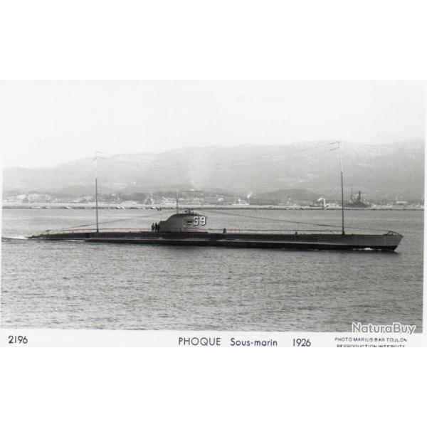 CPA -PHOTO-  Marine Guerre - SOUS MARIN  " PHOQUE "  - N� 4210