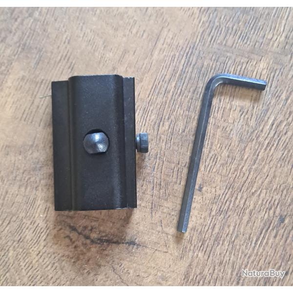 ADAPTATEUR BIPIED POUR RAIL PICATINNY (article neuf)