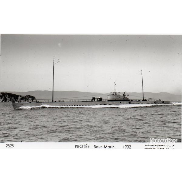 CPA -PHOTO-  Marine Guerre - SOUS MARIN  " PROTEE "  - N� 4212