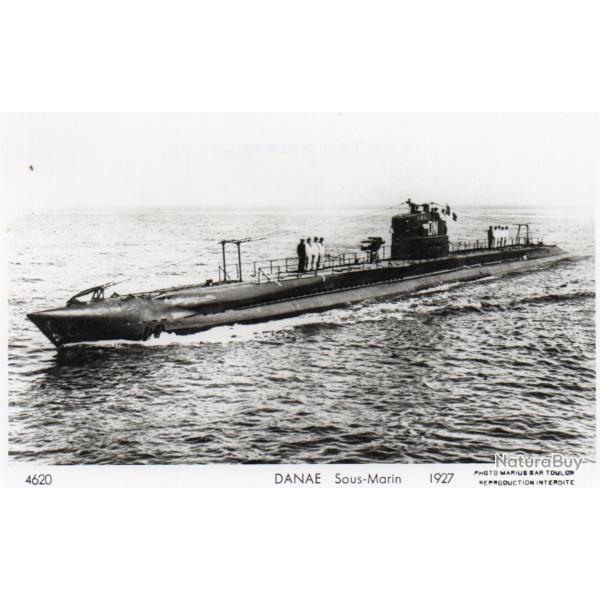 CPA -PHOTO-  Marine Guerre - SOUS MARIN  " DANAE "  - N 4214