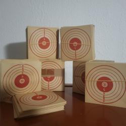Lot de 1000 cibles 10x10 cartonn&eacute;
