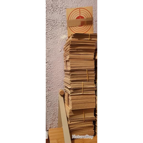 Lot de 600 cibles 10x10 cartonn�