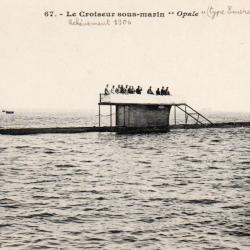 CPA -PHOTO-  Marine Guerre - Le Croiseur SOUS MARIN  " Opale "  - N&deg; 4215