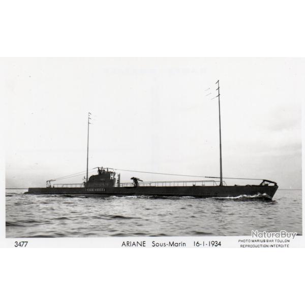 CPA -PHOTO-  Marine Guerre - SOUS MARIN  " ARIANE "  - N 4215