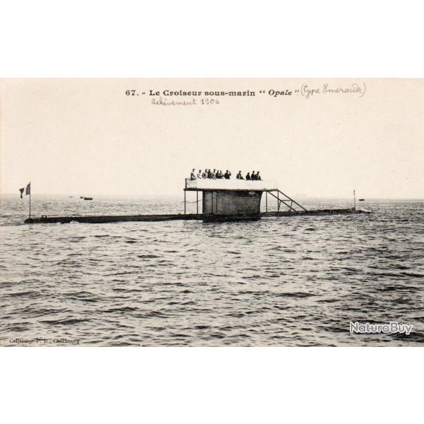CPA -PHOTO-  Marine Guerre - Le Croiseur SOUS MARIN  " Opale "  - N� 4215