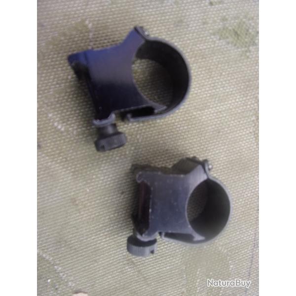 montageWeaver  pour lunette diam�tre un pouce rail 21 mm  hauteur :14,2 mm