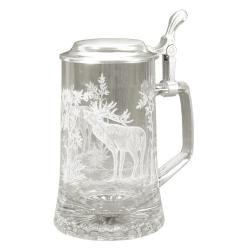 Chope de bi&egrave;re avec gravure