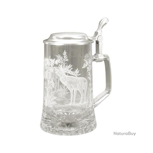 Chope de bi�re avec gravure