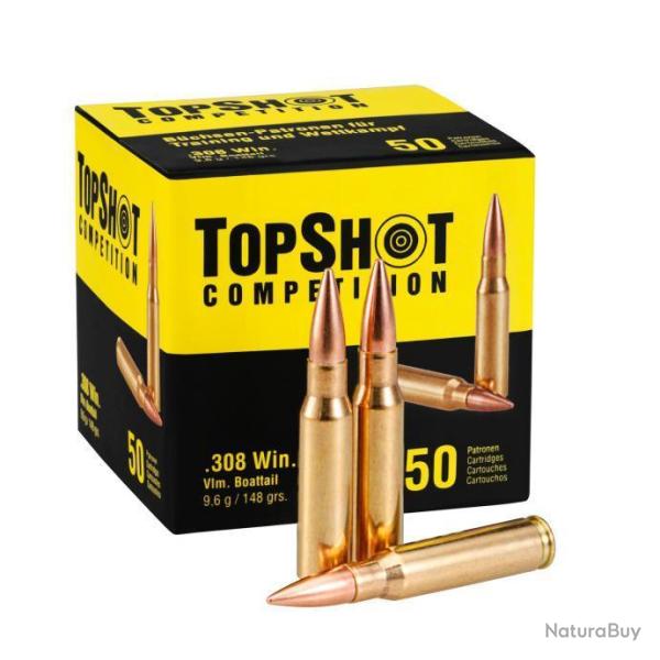 Black Friday - Pack 200 cartouches TopShot .308Win. FMJ 148grs. - PORT GRATUIT