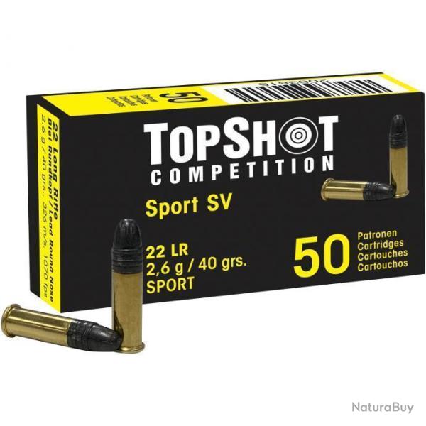 Black Friday - Pack 5000 cartouches TOPSHOT .22 lr. Black Edition 2,6g/40grs. - PORT GRATUIT
