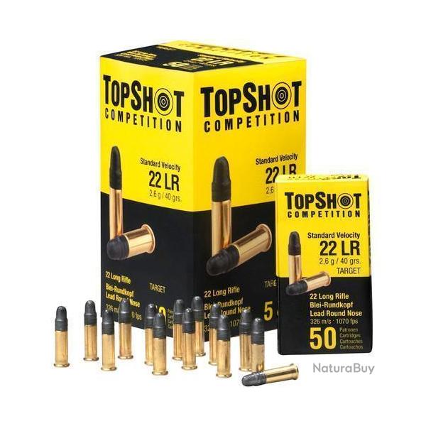 Black Friday - Pack 5000 cartouches TOPSHOT competition SV 22lr 40grs/2.6g - PORT GRATUIT
