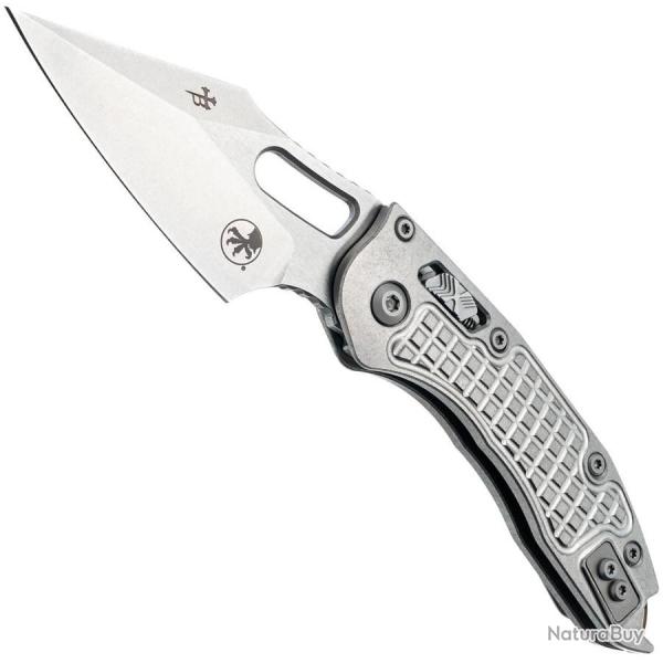 Stitch Ram-Lok Marfione Select Stonewash Frag Titanium Bronze Backspacer - Microtech Knives