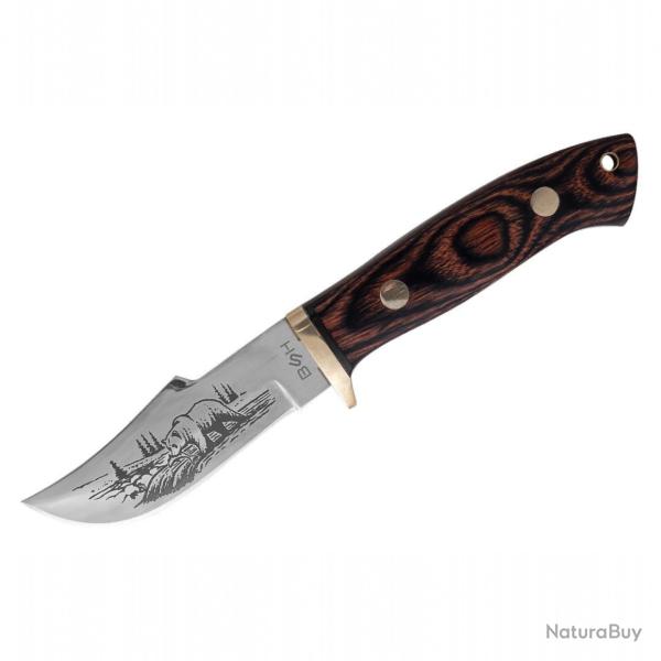 NEUF - Couteau BSH ADVENTURE N-205B - Lame Acier 420 - Collection/Bushcraft